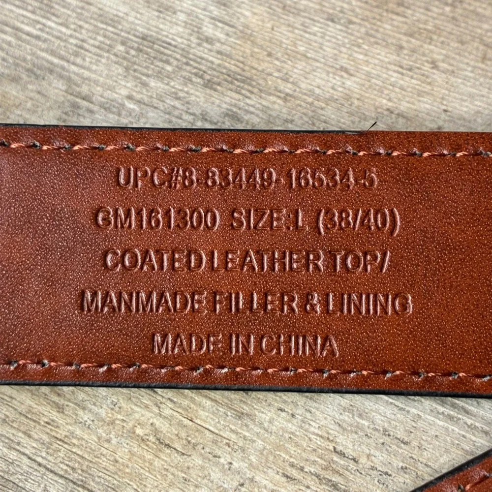Men's Reversible Belt L 45 Black Carbon Fiber Cognac Brown Gunmetal BucklE